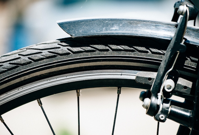Bicycle tire with fenders | Photo by Getty Images