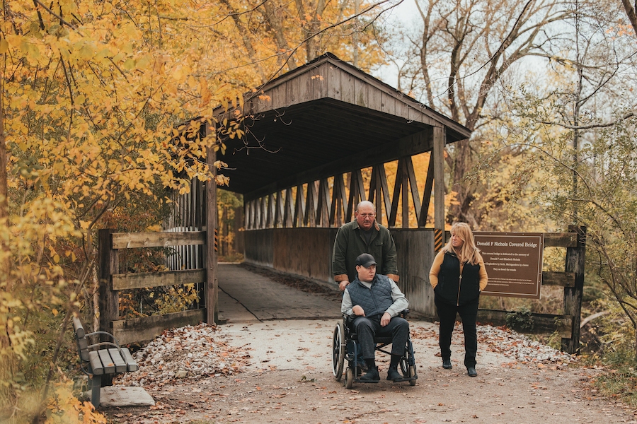 Michigan's Kal-Haven Trail on the Great Lake-to-Lake Trails Route 1 in South Haven | Photo by C.M. McGuire