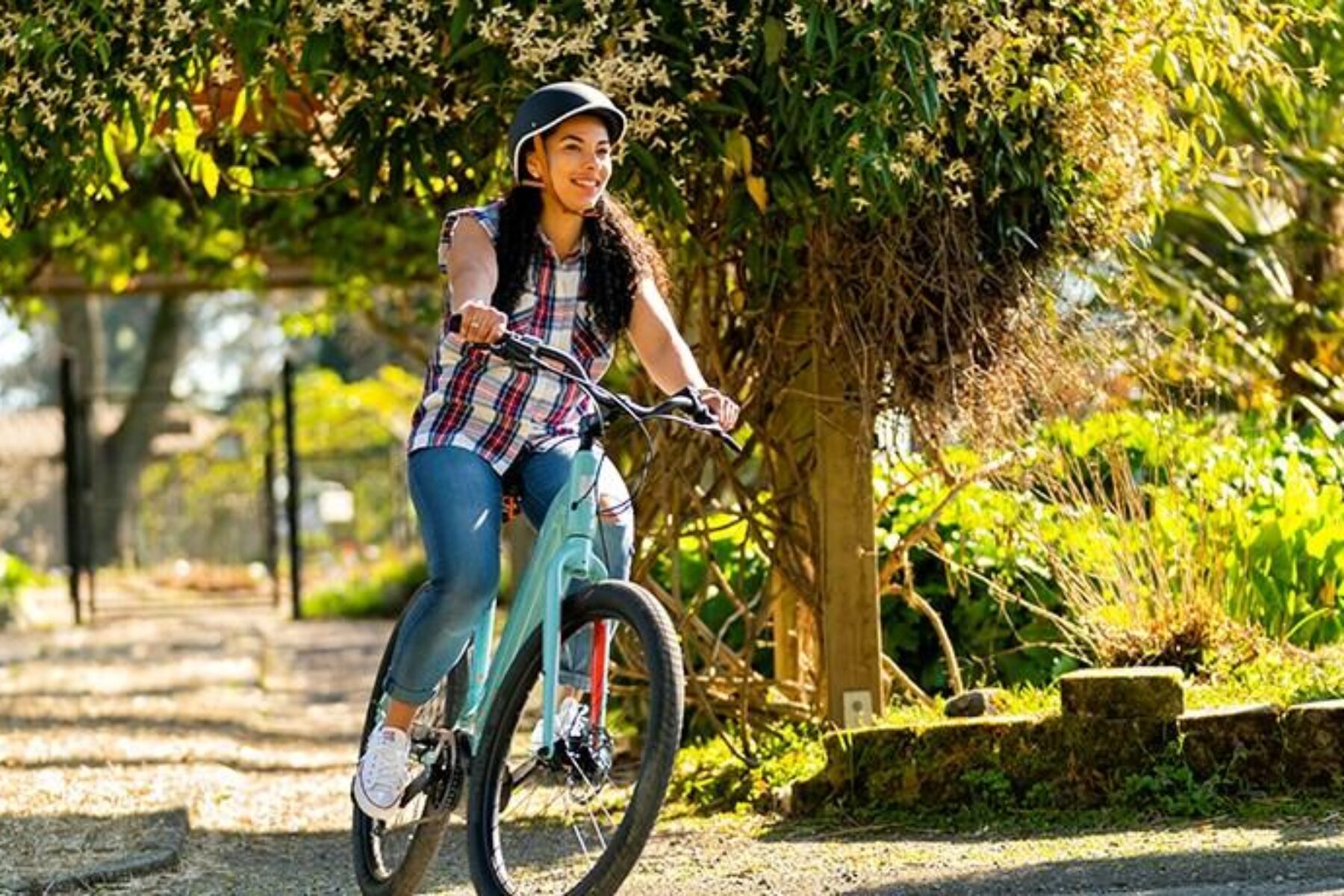 e-bike user | Photo by Stephen Matera