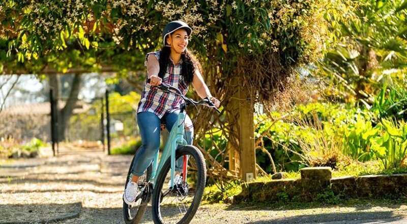 e-bike user | Photo by Stephen Matera