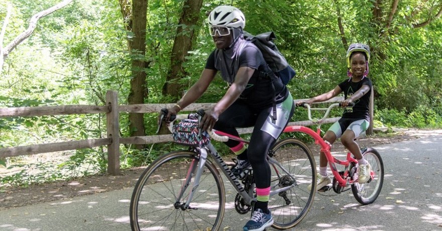 Tandem bike ride | Photo courtesy of Ajoa Abrokwa