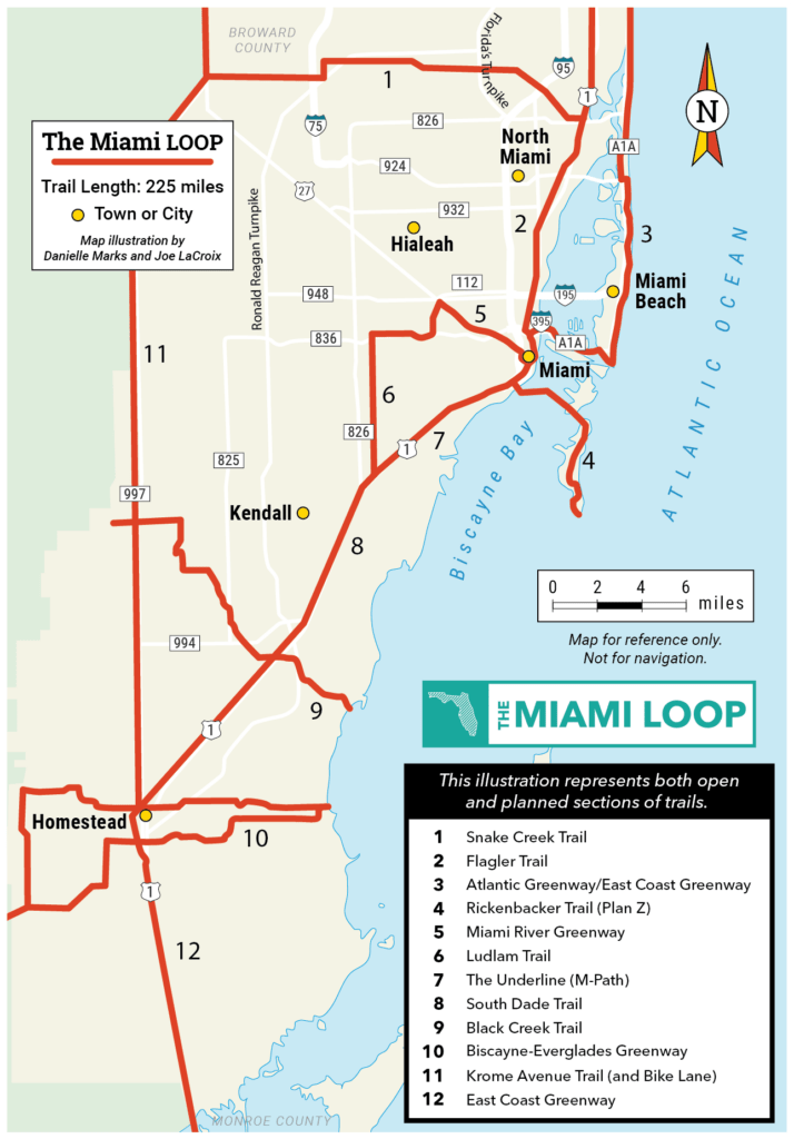 Miami LOOP map by RTC