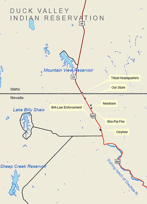 Duck Valley Indian Reservation in Nevada | Courtesy of the Shoshone-Paiute Tribes of the Duck Valley Indian Reservation