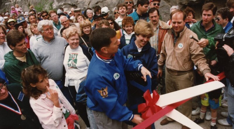 Katy Trail Ribbon-Cutting | Photo courtesy Rails to Trails Conservancy