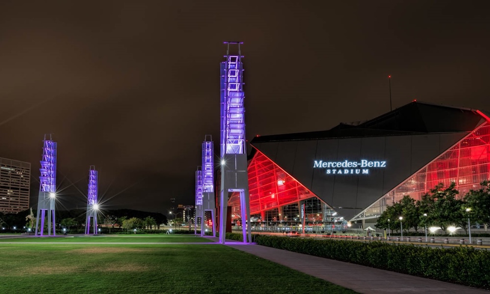 Atlanta's Mercedes-Benz Stadium | Photo by Illiad Connally