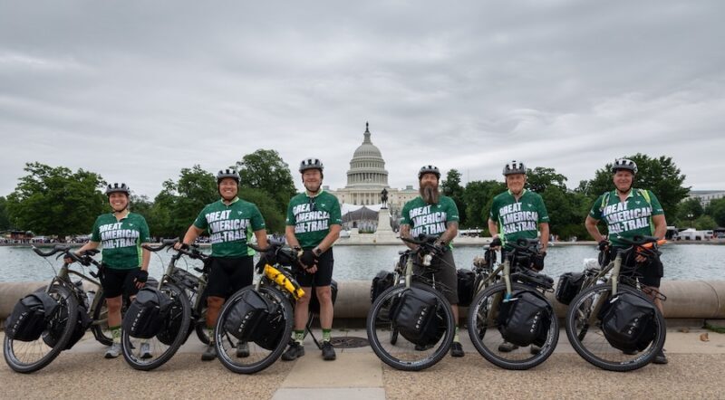 Warrior Expeditions 2026 Great American Rail-Trail ride kick off at the Capitol | Photo by Cedric Craig