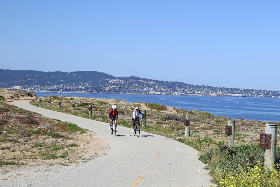 Bicyclists on California's Monterey Bay Coastal Recreation Trail | Photo courtesy Barry Bergman