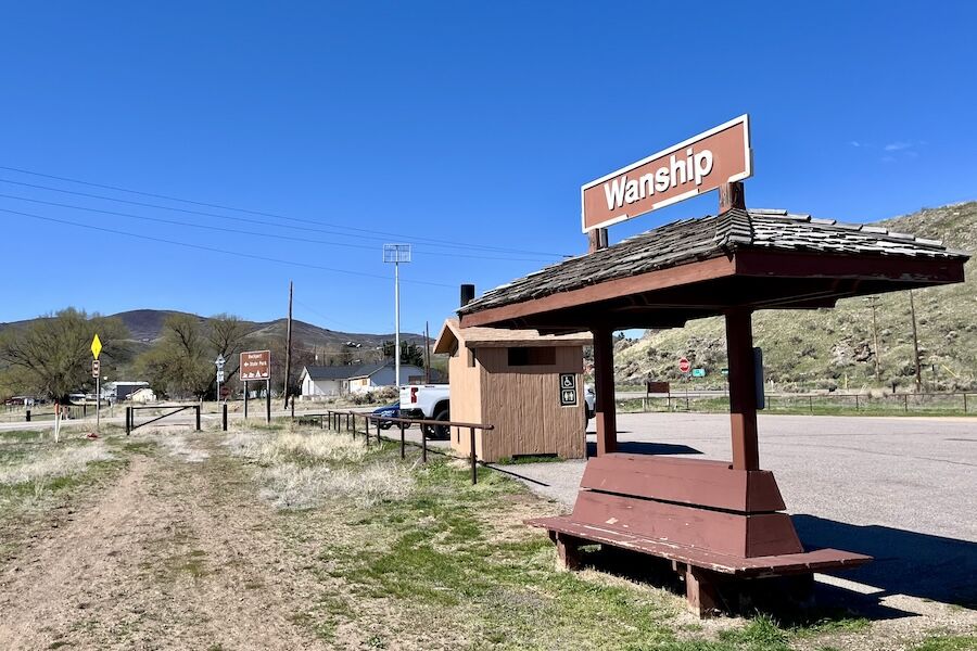 06_Utah's Historic Union Pacific Rail Trail in Wanship_Photo by Cindy Barks Wanship’s trailhead offers a large parking lot and bathroom facilities. Other trailheads are located in Park City, Coalville and at Echo State Park. Photo by Cindy Barks.