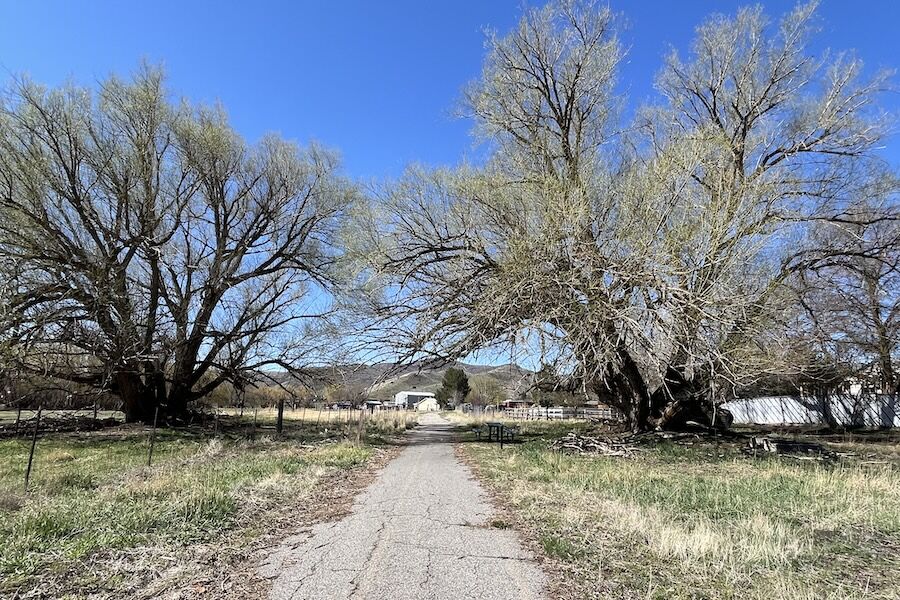 07_Historic Union Pacific Rail Trail in Wanship_Photo by Cindy Barks While much of the trail is surfaced with gravel, some sections are paved, including a short stretch through Wanship. The other paved sections are in Park City and Coalville. Photo by Cindy Barks.