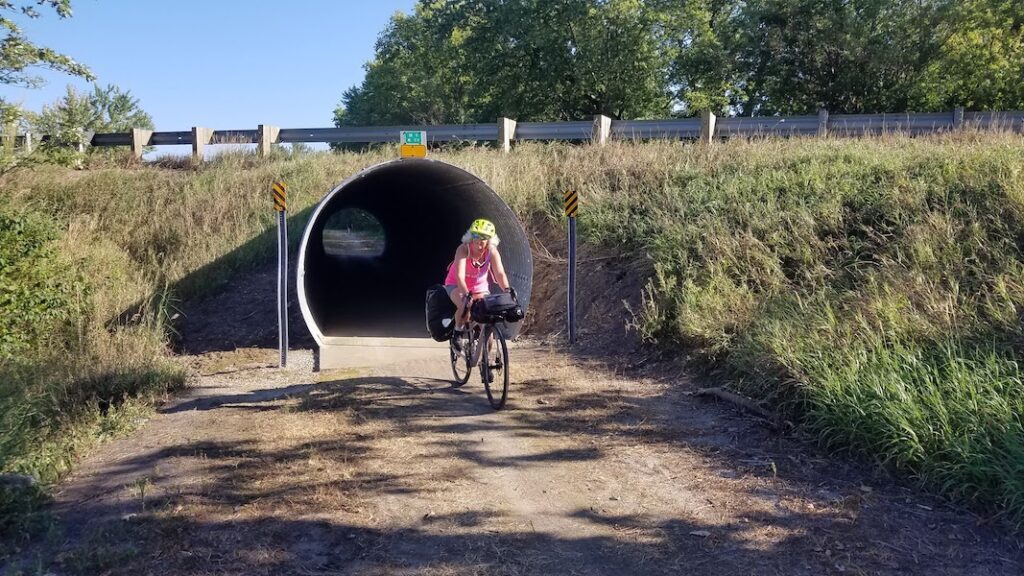 Shevonne Travers on the Hennepin Canal State Trail | Photo by Patrick Travers