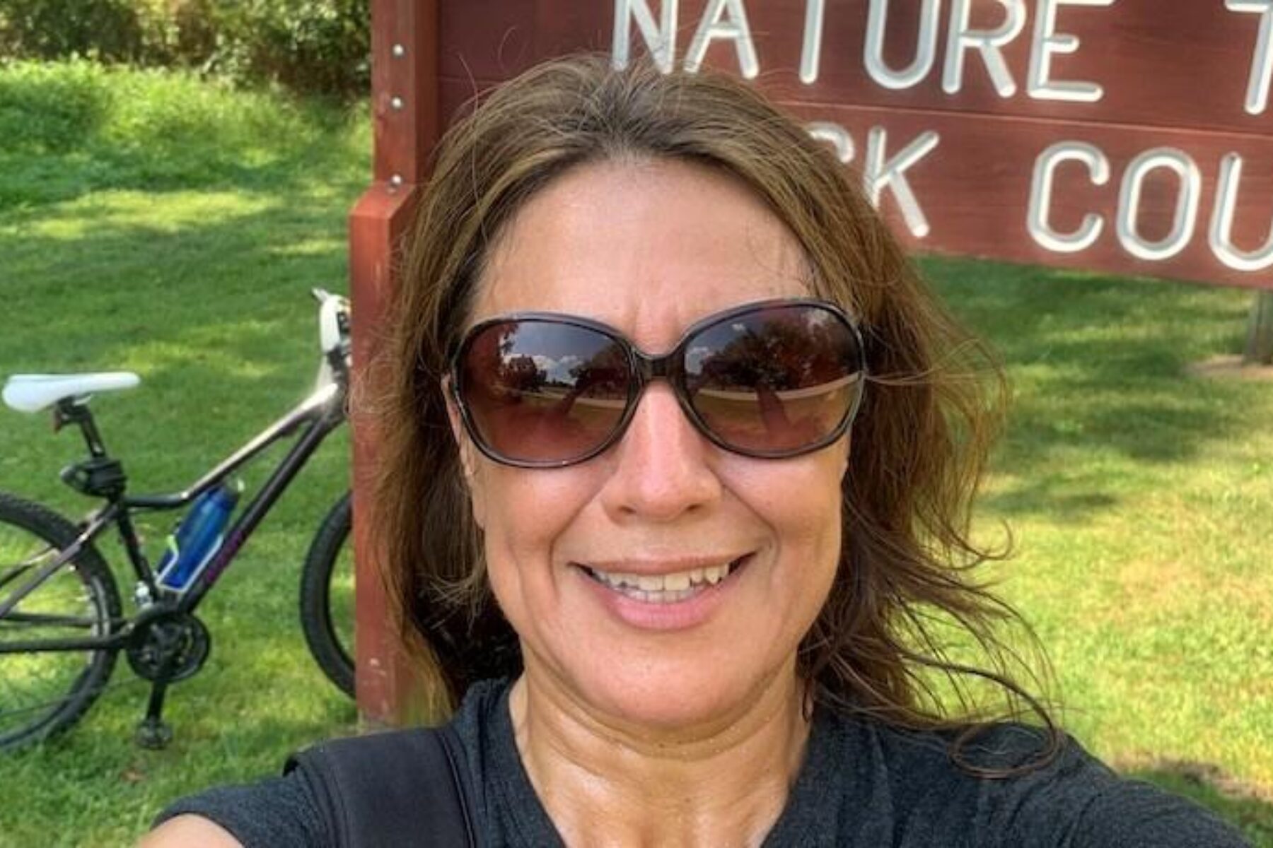 Anamaria Spiteri on the Pelishek-Tiffany Nature Trail | Courtesy Anamaria Spiteri