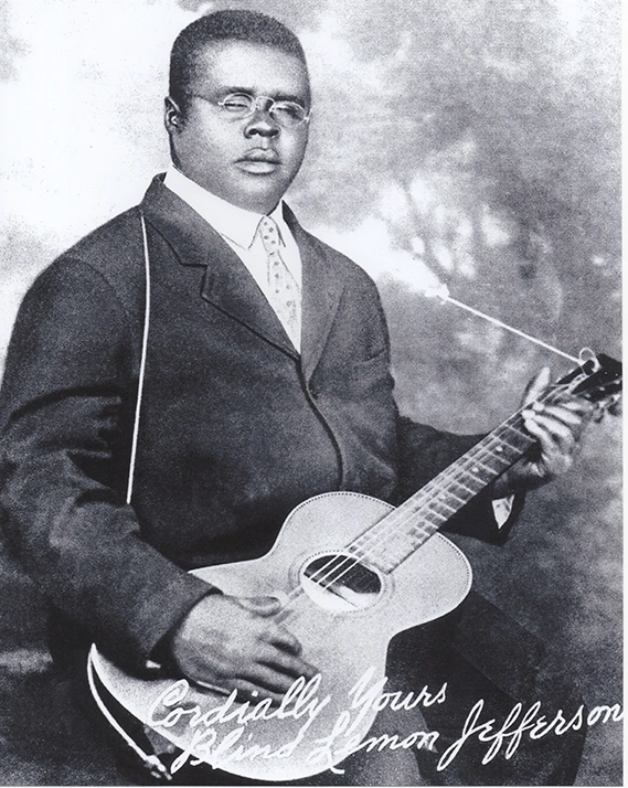 Blind Lemon Jefferson, Father of the Texas Blues | Courtesy Charlie Dahan