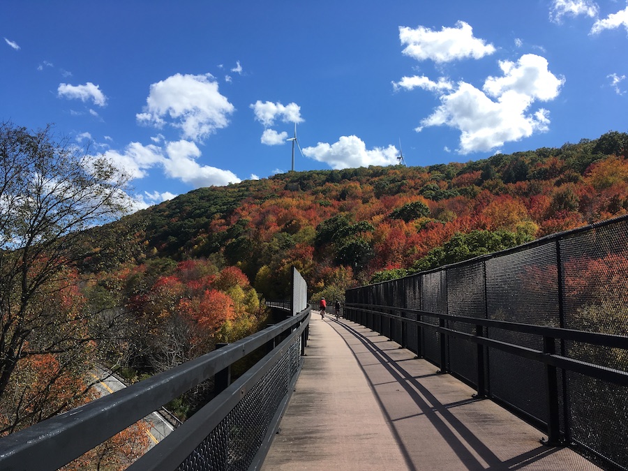 Pennsylvania's Great Allegheny Passage at the Keystone Viaduct | Photo by Aidan Barnes