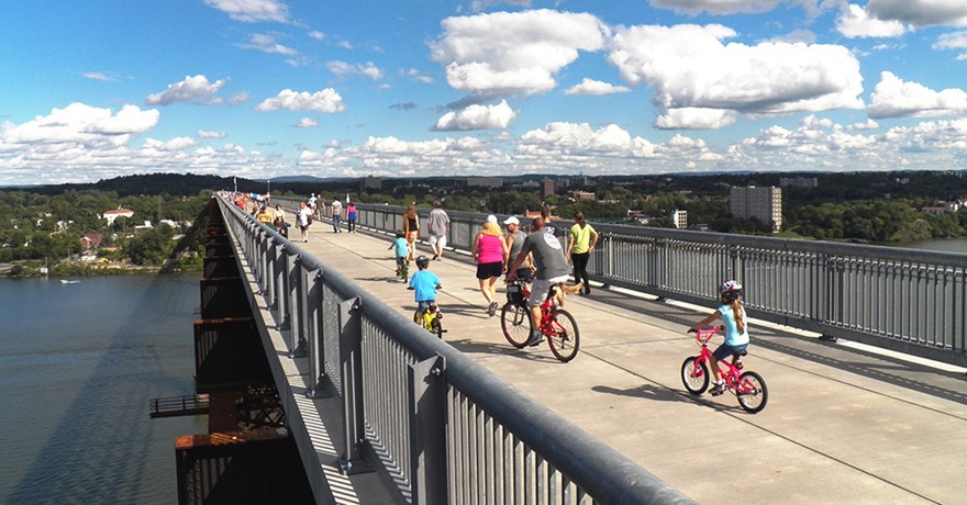 The well-loved Walkway Over the Hudson serves a multitude of users. | Photo by Fred Schaeffer