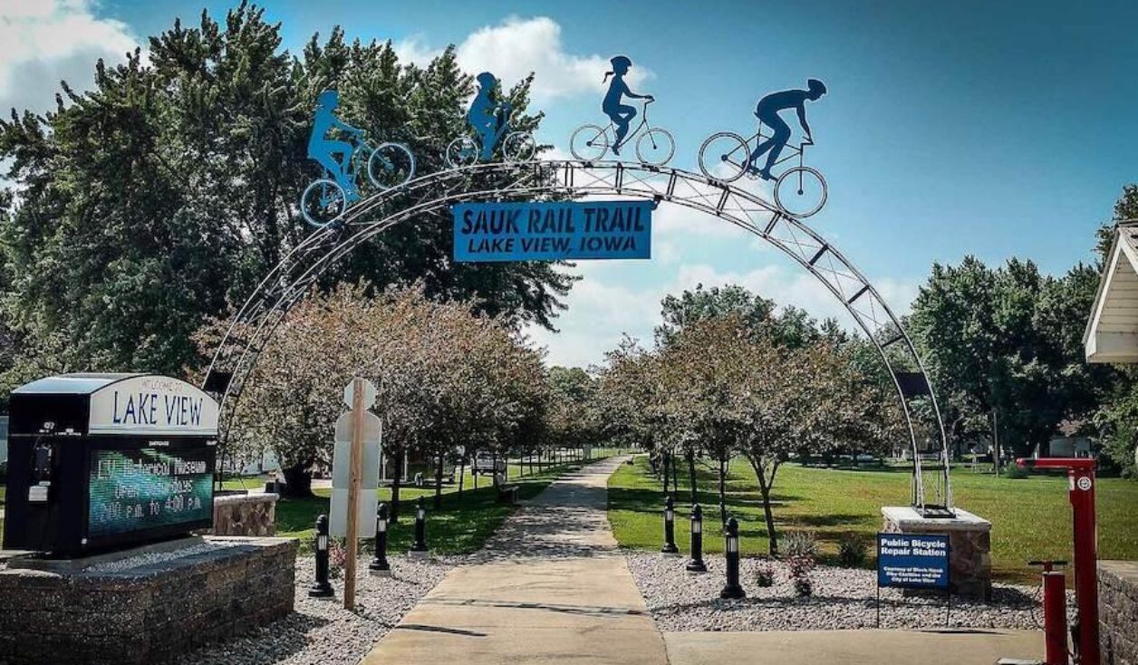 Iowa's Sauk Rail Trail | Photo by TrailLink user yiams