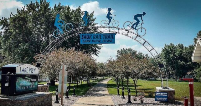 Iowa's Sauk Rail Trail | Photo by TrailLink user yiams