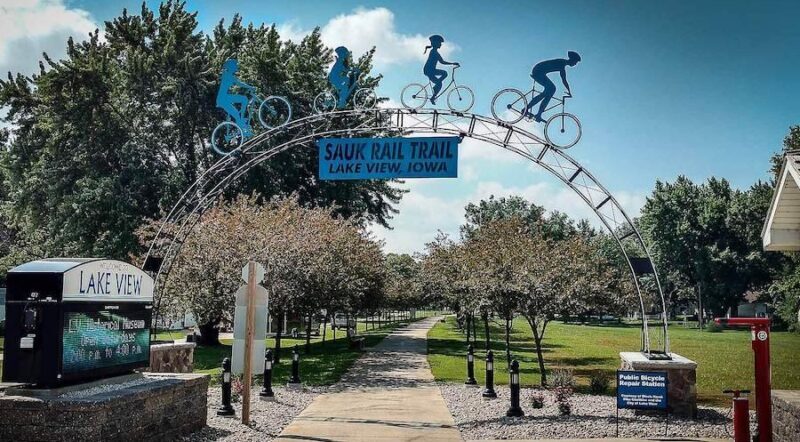 Iowa's Sauk Rail Trail | Photo by TrailLink user yiams