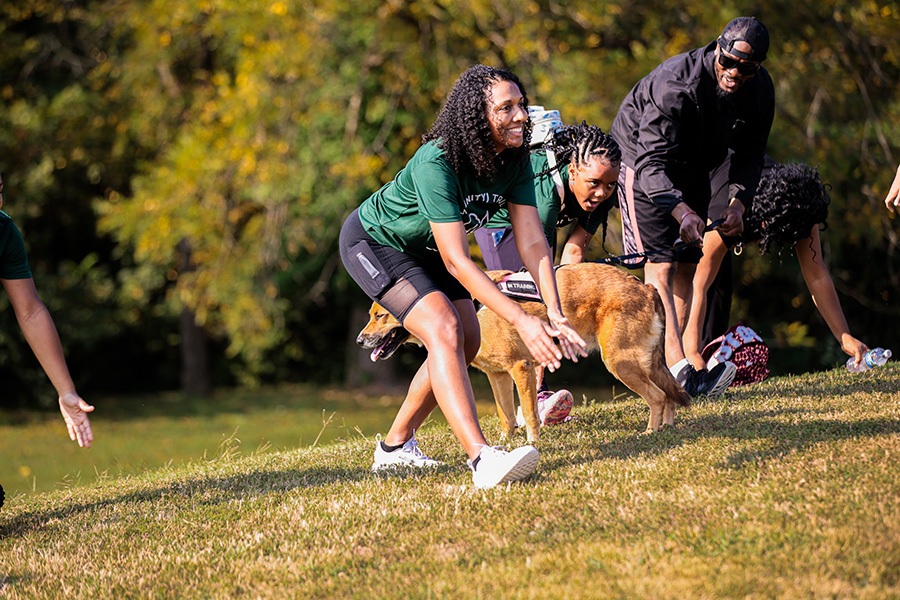 Debbie Njai in movement - Photo courtesy Black People Who Hike