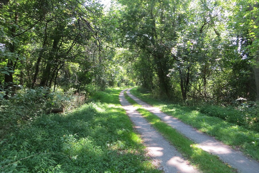 Maryland’s Torrey C. Brown Rail Trail offers a serene and tree-canopied experience over its 19.5 miles, and the paralleling Big Gunpowder Falls doubles the recreational opportunities with swimming, fishing and tubing. Photo by Katie Harris.