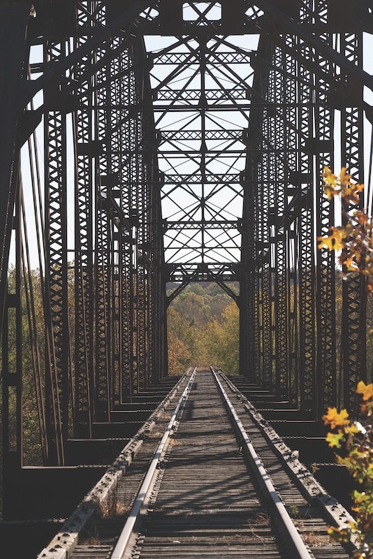 Osage River Bridge along Missouri's developing Rock Island Trail State Park | Photo courtesy Missouri State Parks