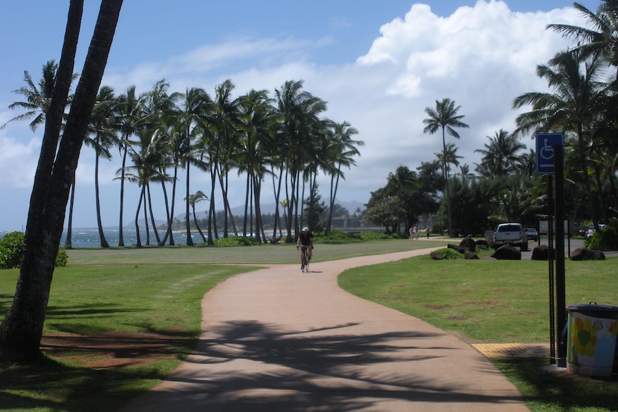 Ke Ala Hele Makālae passing by Kapa'a | Photo by Connie McCabe