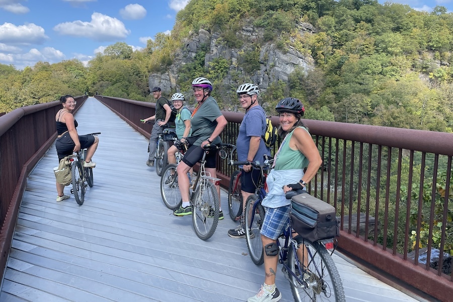 Rondout Creek trestle in Rosendale, New York, along the Wallkill Valley Rail Trail | Photo courtesy Laura J. Lehtonen and Stephen M. Young