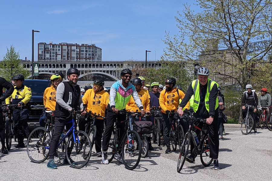 Mayor Justin Bibb and County Executive Chris Ronayne and Cleveland Metroparks Director Brian Zimmerman | Photo courtesy RTC