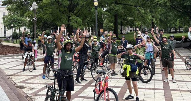 Bike ride at the Market at Pepper Place in Birmingham, AL | Photo by Brandi Horton