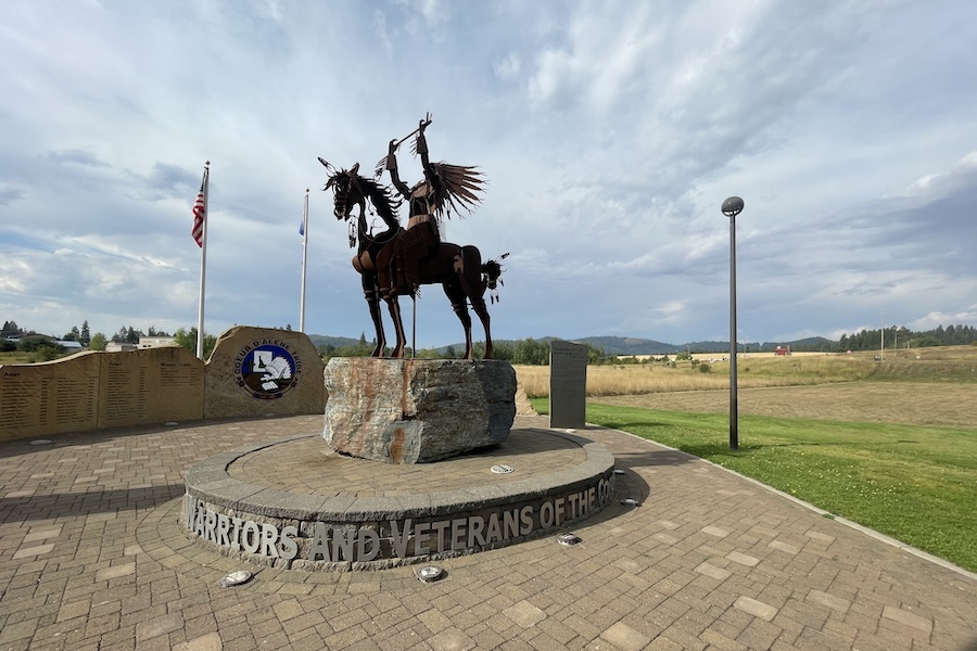 Veterans' Memorial along Idaho's Trail of the Coeur d'Alenes | Photo by Glenn Zinkus