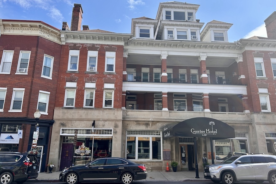 Hotel Gunter in Frostburg, Maryland | Photo by Ashlee Stimpson