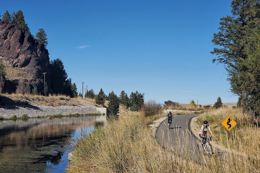 Montana's Silver Bow Creek Greenway Trail south of Fairmont Hot Springs Resort | Photo by Richard I. Gibson