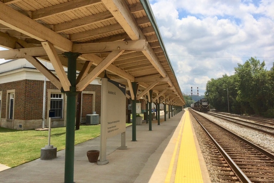 Alabama's Anniston Intermodal Train Station | Photo courtesy City of Anniston Public Relations Department