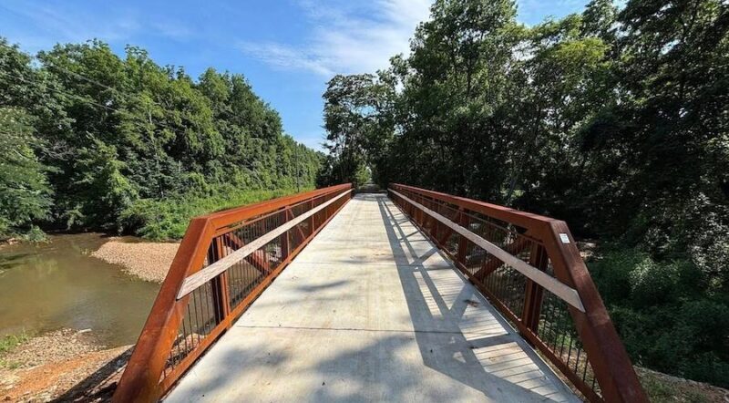 Bridge along Alabama's Chief Ladiga Trail | Photo courtesy City of Anniston Public Relations Department