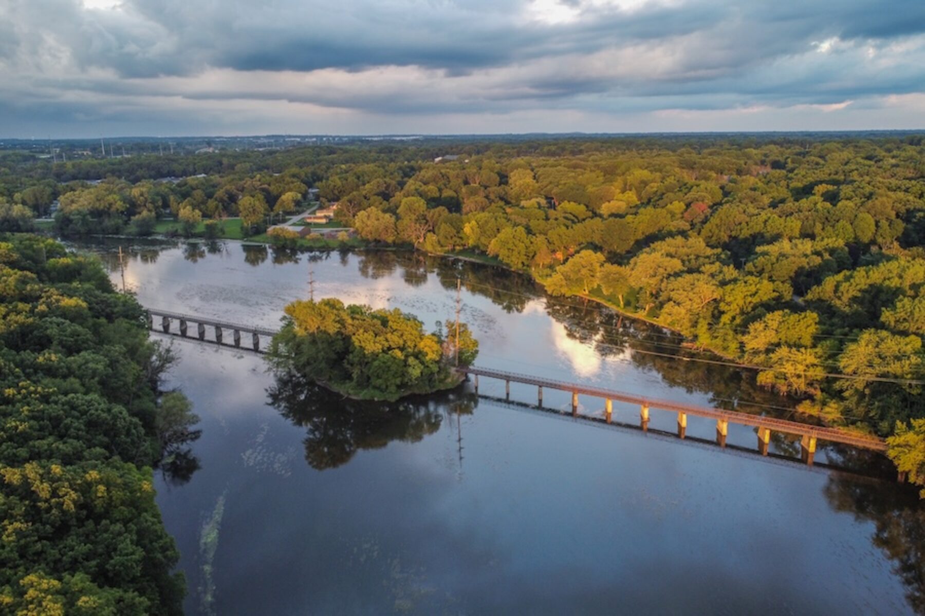 Illinois' Fox River Trail | Photo by TrailLink user Dave Kuntz
