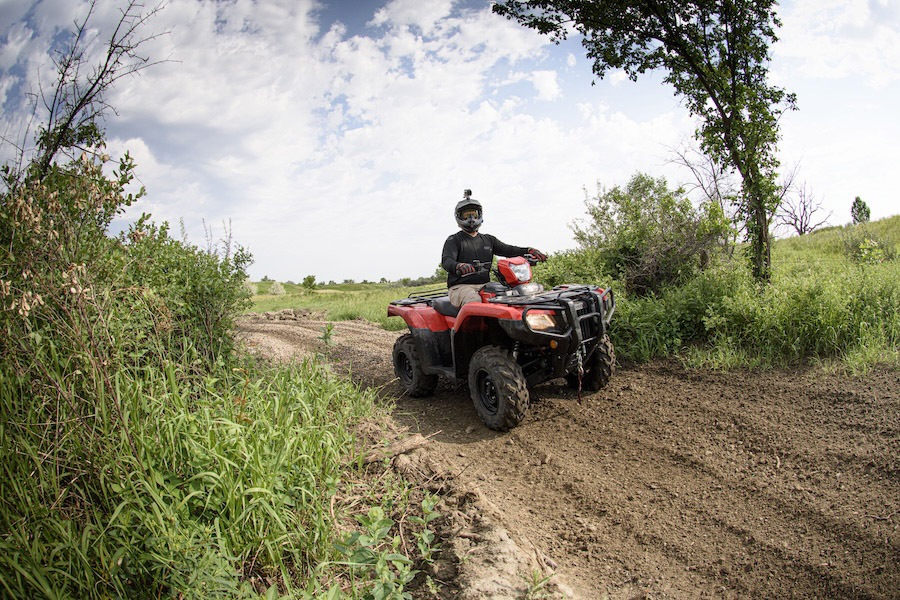 OHV ATV rider on North Dakota's Roughrider Trail | Photo courtesy North Dakota Parks and Recreation Department