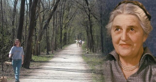 Illinois Prairie Path | Trail photo courtesy David Wilson | CC by 2.0 | Photo of Watts by Isabel Wasson