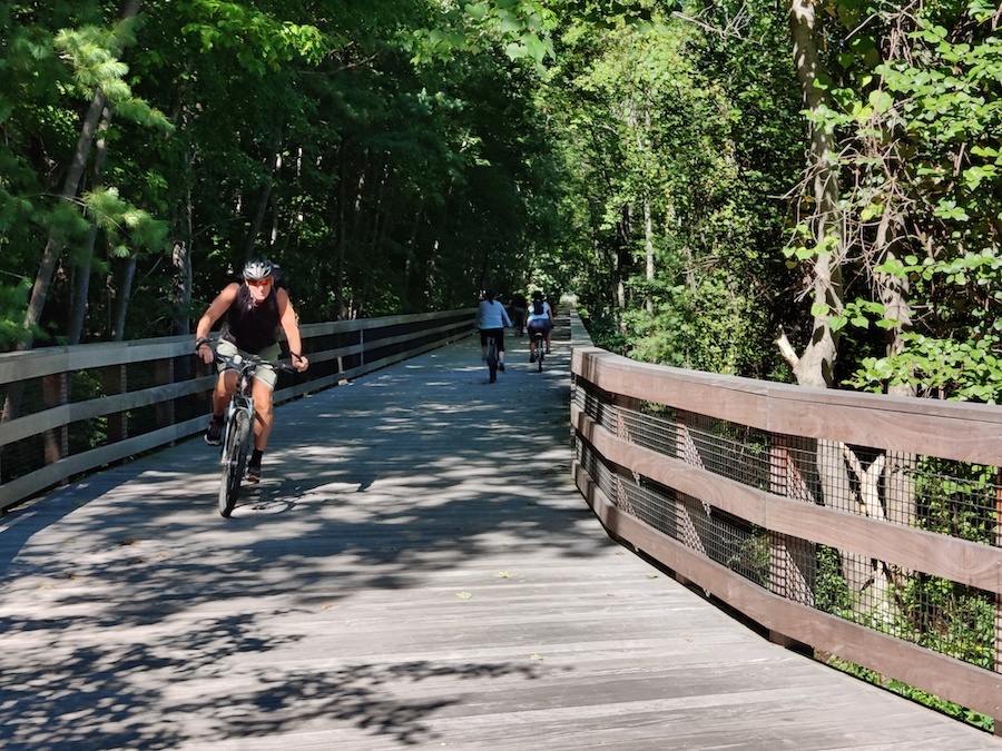 The B2B's Old Eastern Marsh Trail in Salisbury, Massachusetts | Photo by Chris Roop