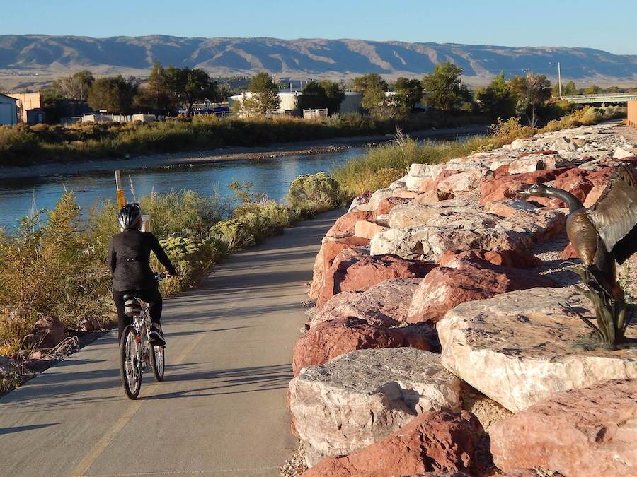 Wyoming&#039;s Platte River Trail | Photo by TrailLink user thejake91739