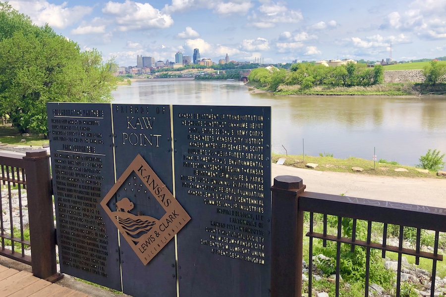 Named after the Kansas River (once known as the Kaw River), Kaw Point in Kansas City, Kansas, served as a stopping-off spot in June 1804 for the Lewis and Clark expedition’s exploration of the region known as the Louisiana Purchase. | Photo by Cindy Barks