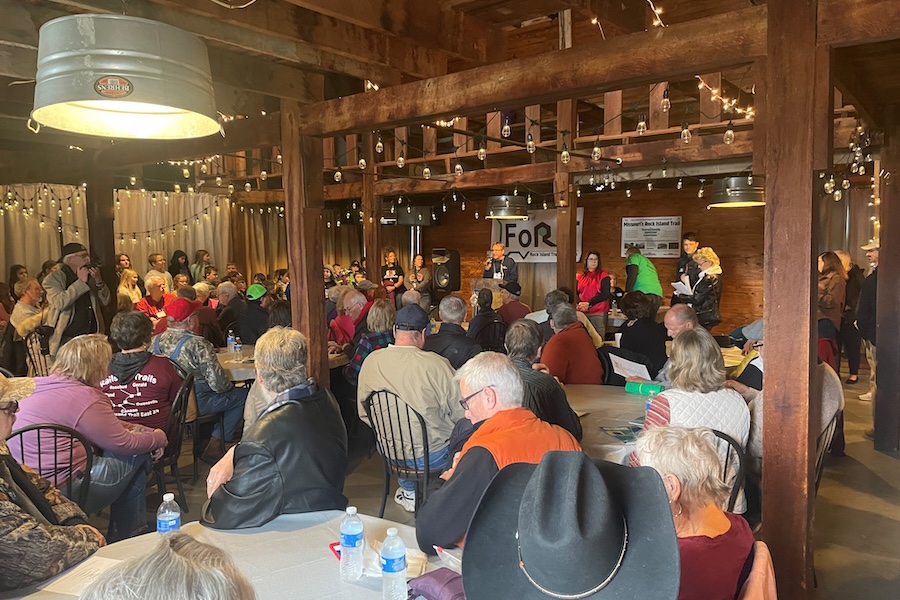 Groundbreaking event for Missouri's Rock Island Trail State Park in Gerald | Photo courtesy Missouri State Parks