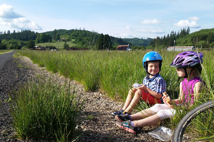 Traversing coastal forests and bucolic farmland, the 23-mile Banks-Vernonia State Trail—the state’s first rail-trail—has become a major draw for its connected communities. | Photo by Tad Reeves