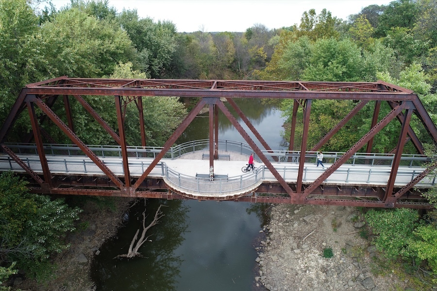 Trestle on Kansas' Flint Hills Trail State Park | Photo Courtesy of Kansas Department of Wildlife and Parks
