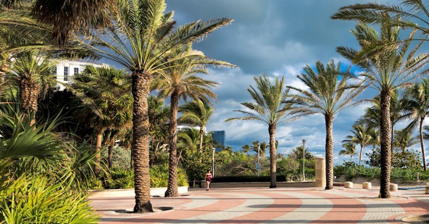 The Atlantic Greenway in South Beach is part of Florida’s 225-mile developing Miami LOOP. | Photo by Lee Smith