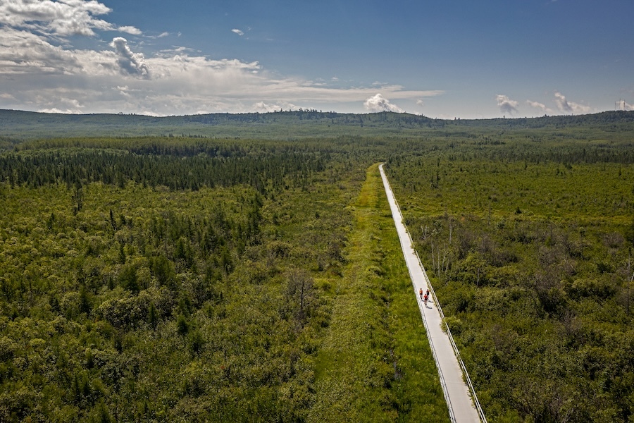 Mesabi Trail near Embarrass, Minnesota | Photo courtesy Mesabi Trail