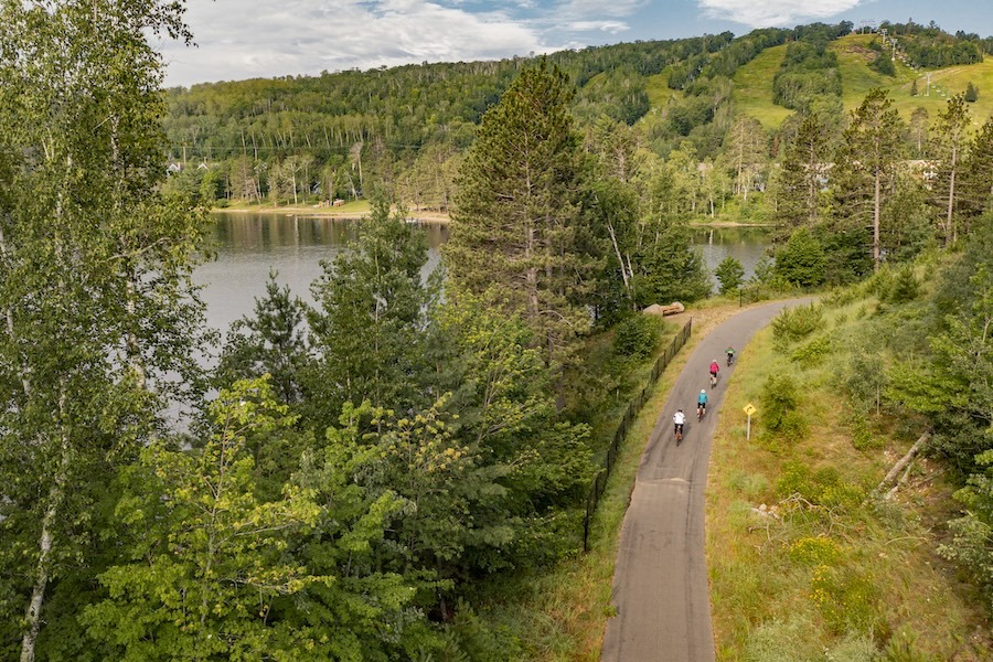 The Mesabi Trail traces the Wynne Lake shoreline through Giants Ridge Recreation Area | Photo courtesy Mesabi Trail