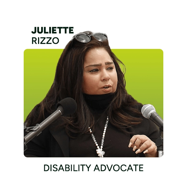 Julliette Rizzo, Disability Advocate
