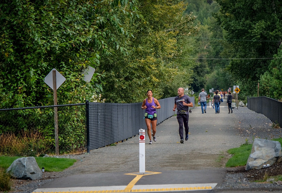 Cross Kirkland Corridor segment of the Eastside Rail Corridor Trail in Washington | Photo courtesy King County Parks