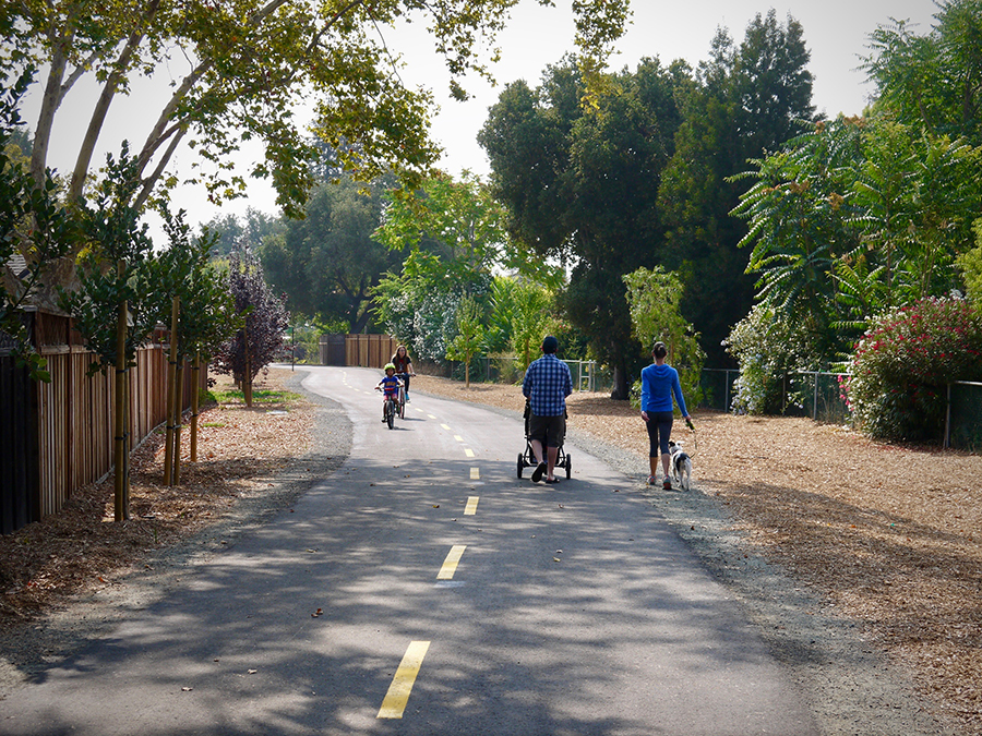 Three Creek Trail in San Jose, California | Photo by Yves Zsutty, courtesy City of San Jose