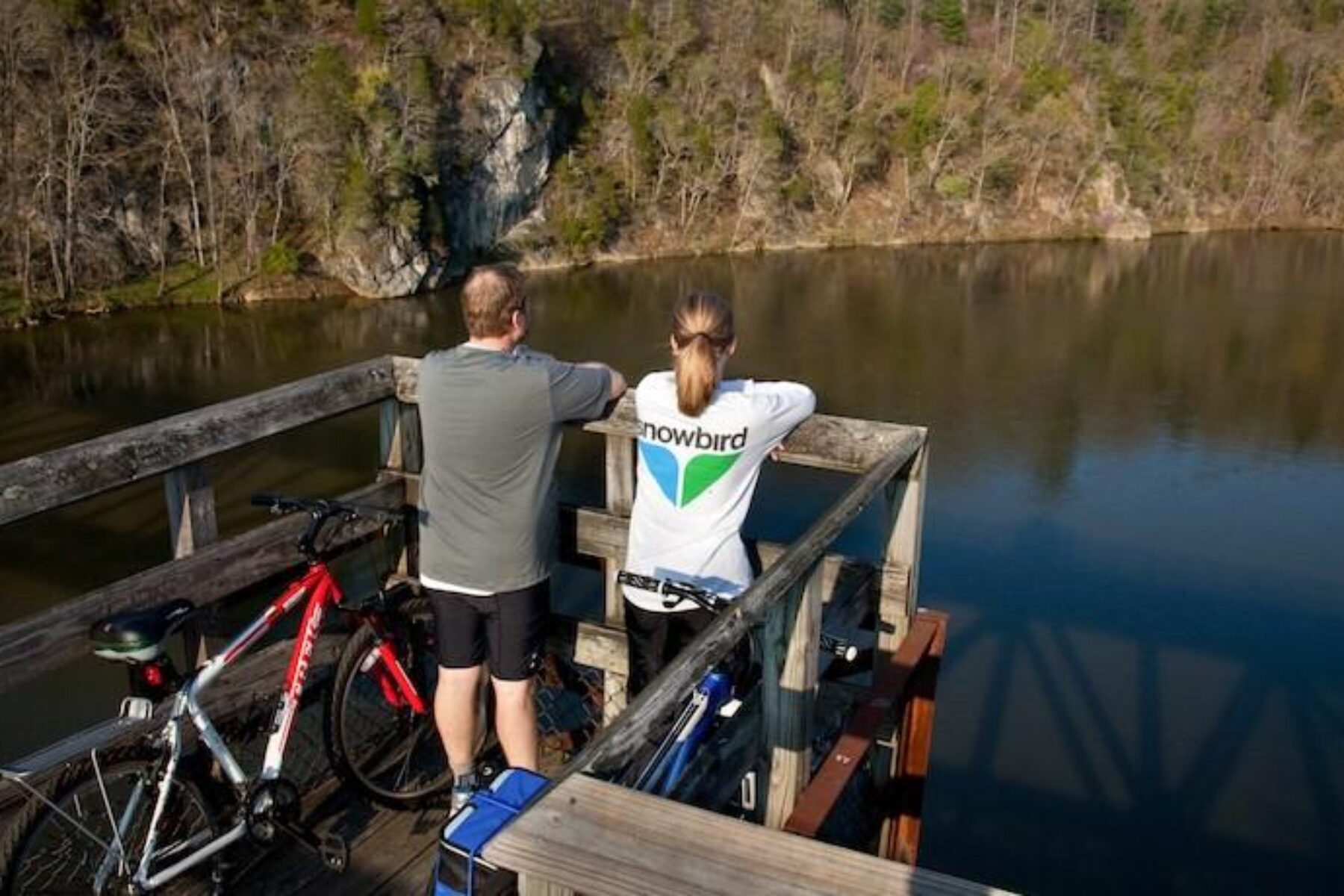 View from the Ivanhoe Trestle along New River Trail State Park | Courtesy Virginia DCR