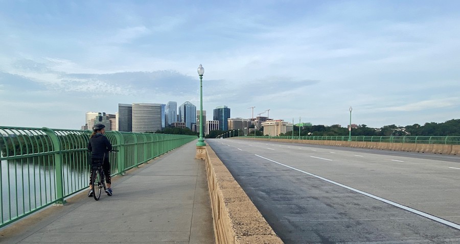 Key Bridge bike path in Arlington, Virginia | Courtesy Brandi Horton
